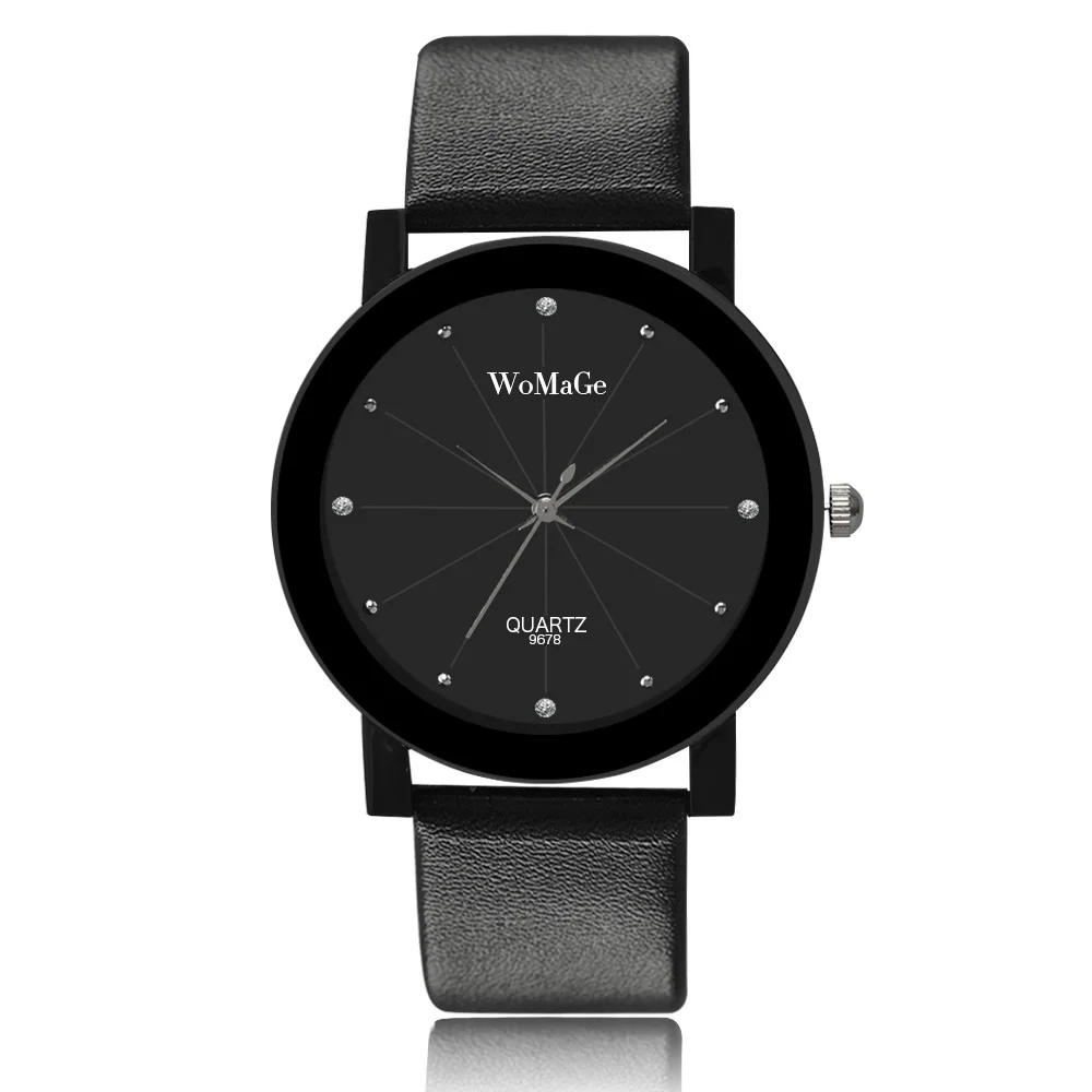 

WoMaGe Luxury Crystal Watch Women Leather Strap Ladies Watches Hour montre homme mujer new Design relogio feminino reloj mujer