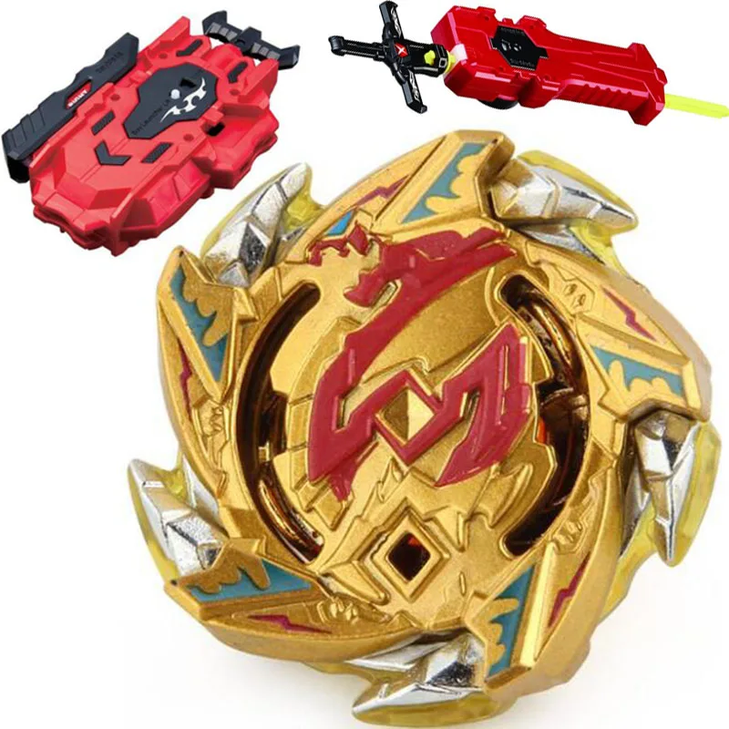 

Hell Salamander Burst Spinning Top STARTER GOLD B-113 LR RED Launcher and Sword Launcher B42 B44 B48 B59 B66