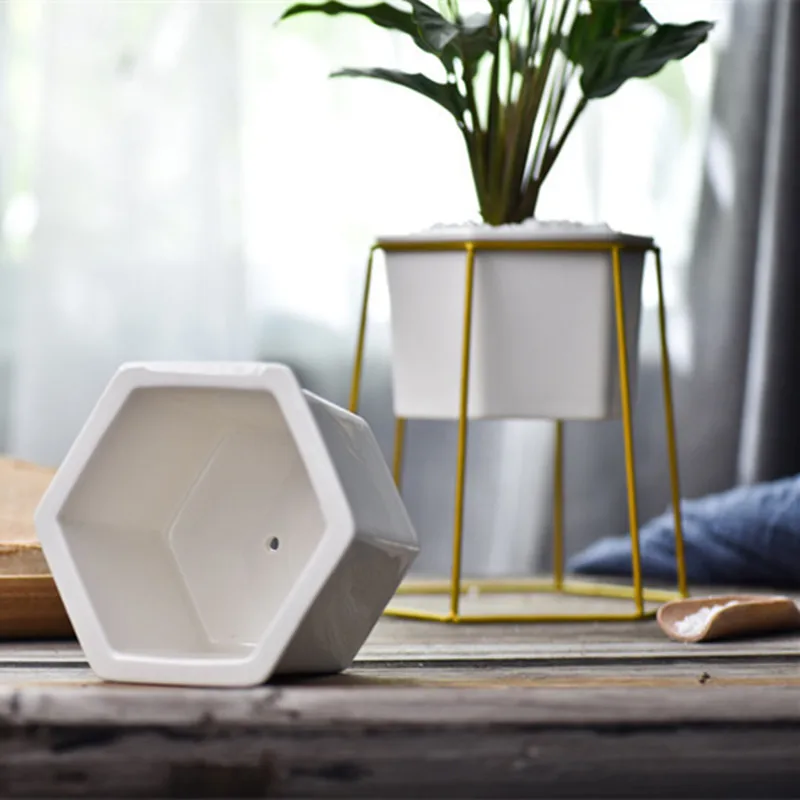 Desktop Ceramic Plant Flower Pots (8)