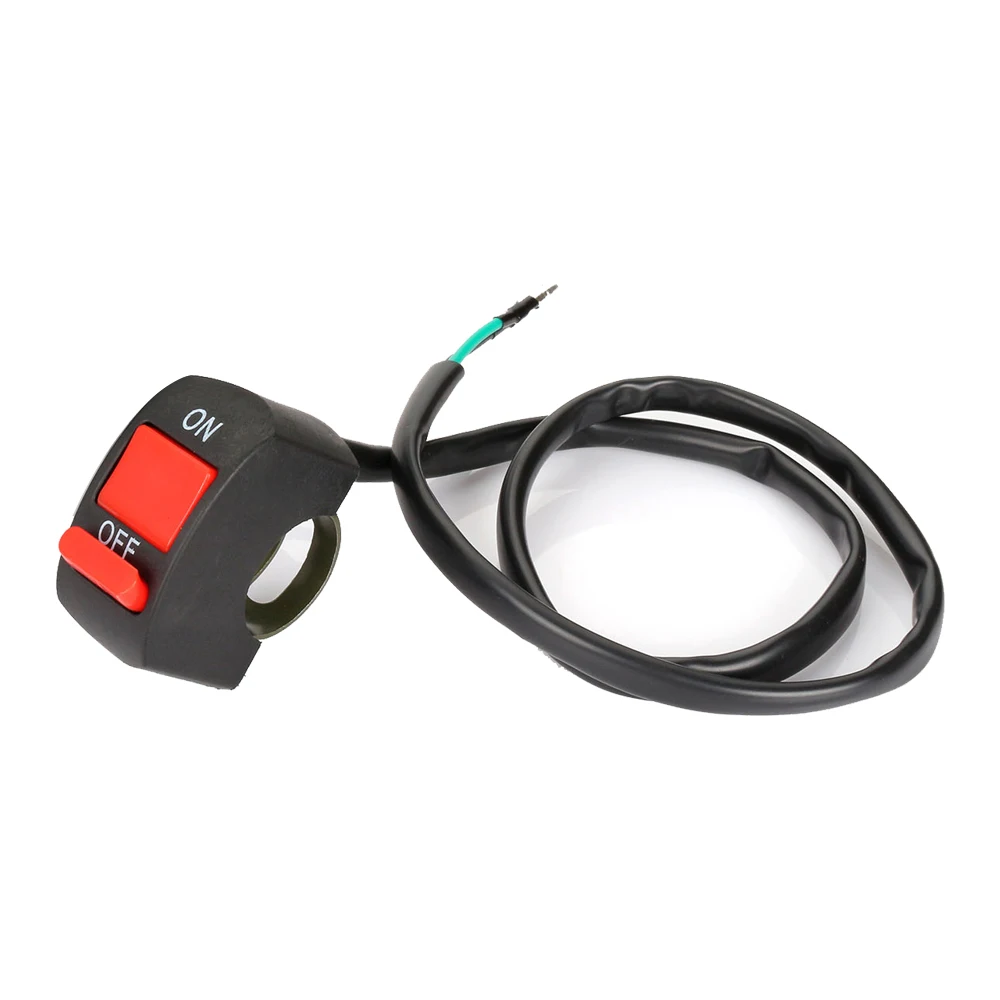 

Universal Motorcycle Handlebar Fog Light Switch ON-OFF Button Switch 12VDC For U5 U7 LED Head Lamp Angel Eyes Light