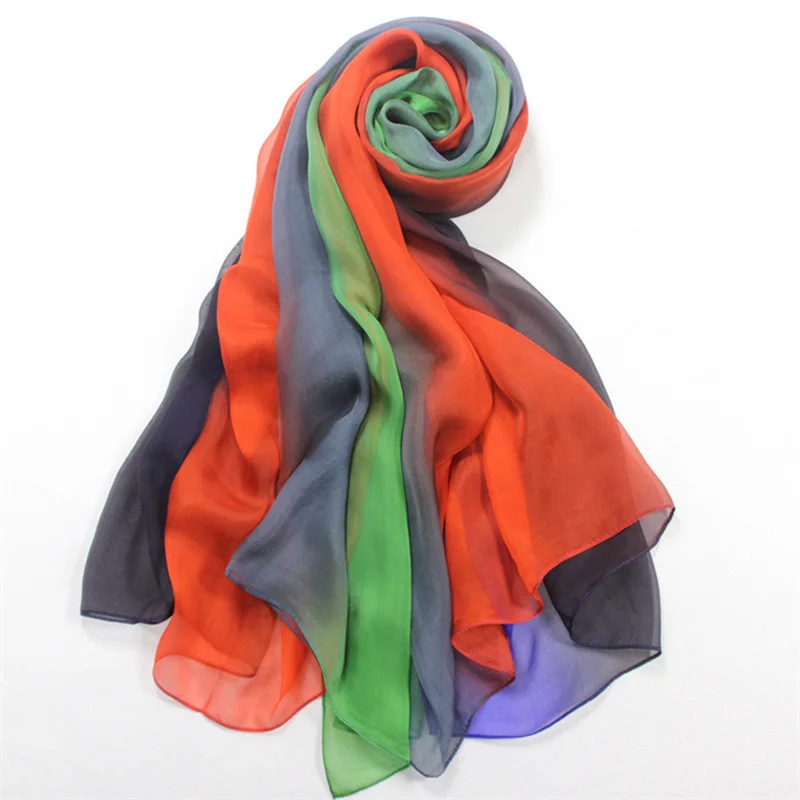 Женский шелковый шарф, Женская шаль из натурального шелка, женская элегантная шаль, Элегантный женский шарф, благородный шелковый шарф из пашмины