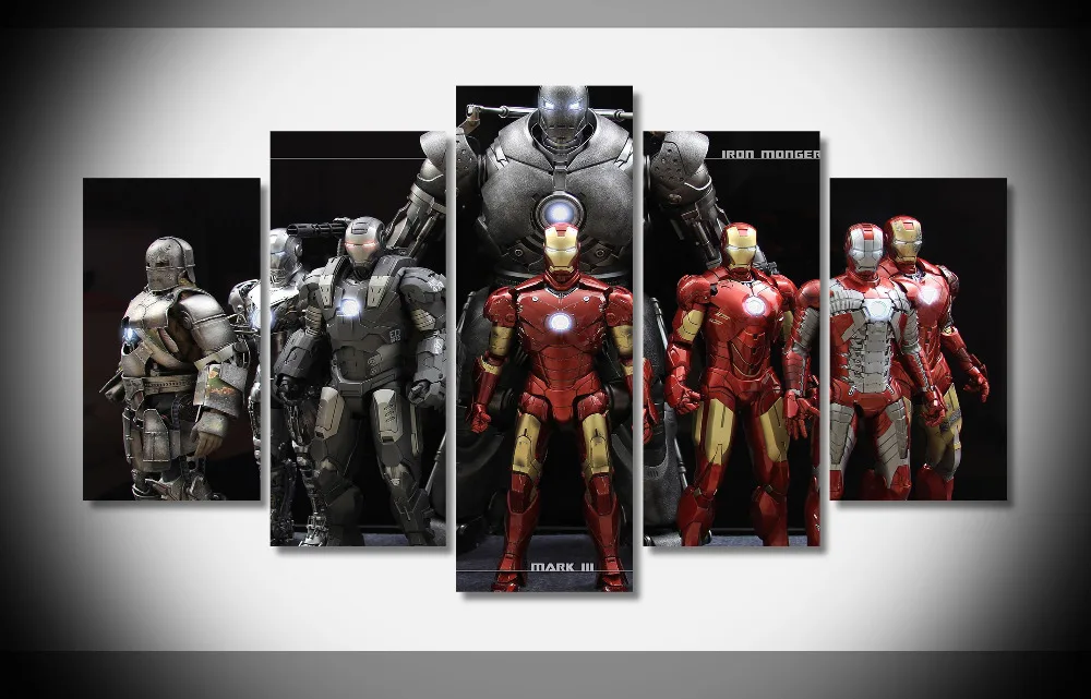

2681 iron man movie Poster Framed Gallery wrap art print home wall decor wall picture Already to hang digital print wholesale