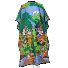 KaHot стрижка накидка для парикмахерского салона для детей Детский Стиль Полиэфирная накидка водонепроницаемый шампунь и резка бытовые накидки