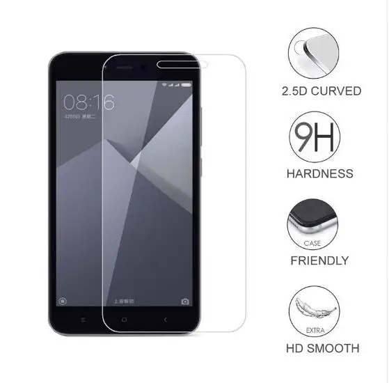 2 Упак. 2.5D Закаленное стекло для Xiaomi Redmi Примечание 5A Защитное экрана 9H Защитная