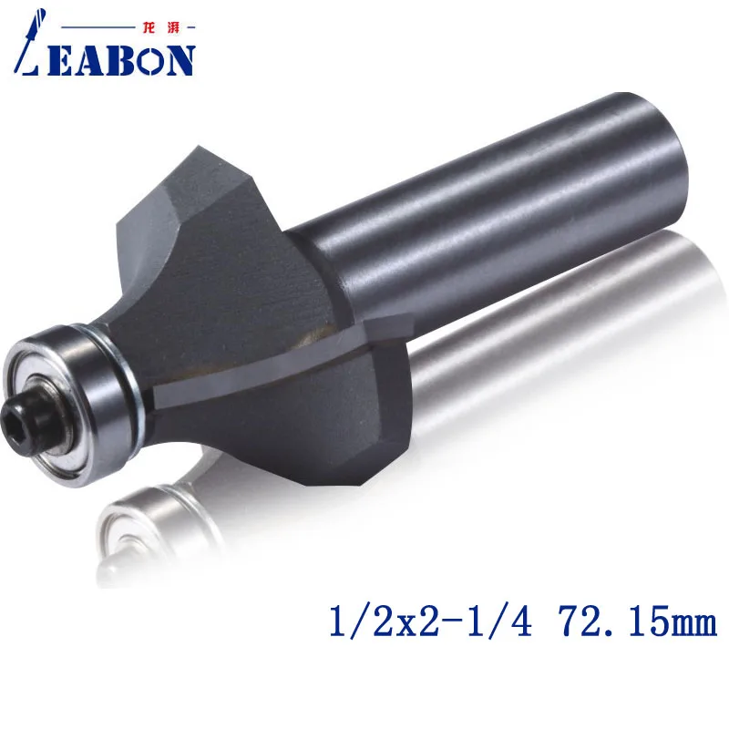 

LEABON 1/2x2-1/4 72.15mm Diameter TCT router Corner Round Bit for woodworking