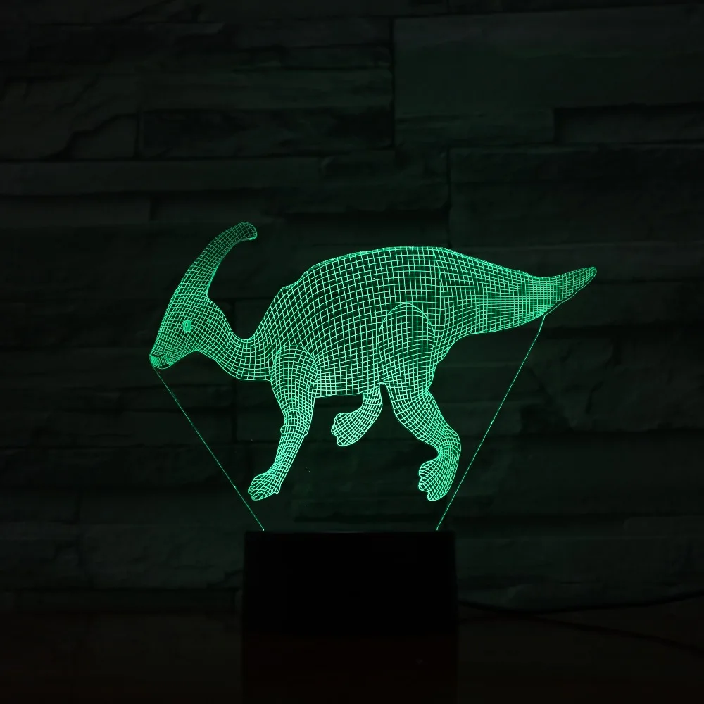 Buy 3D 1052 New Dinosaur 3D LED Night Light with 7 Colors Light for Home