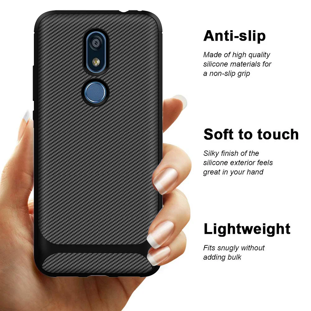 Для Nokia 4,2 тонкий ТПУ чехол для телефона для Nokia 4,2 Премиум силиконовый мягкий Углеродный волокно защитный противоударный чехол