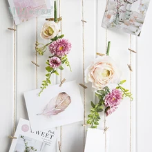 Miz 1 шт. Искусственные цветы настенные украшения для гостиной свадебный подарок аксессуары цветок клип шторы аксессуары