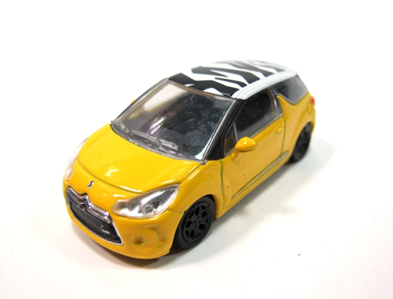 4 цвета N orev 1: 64 CITROEN DS3 Бутик брелок для автомобильных ключей, игрушки для детей модели игрушки с дистанционным управлением оптом