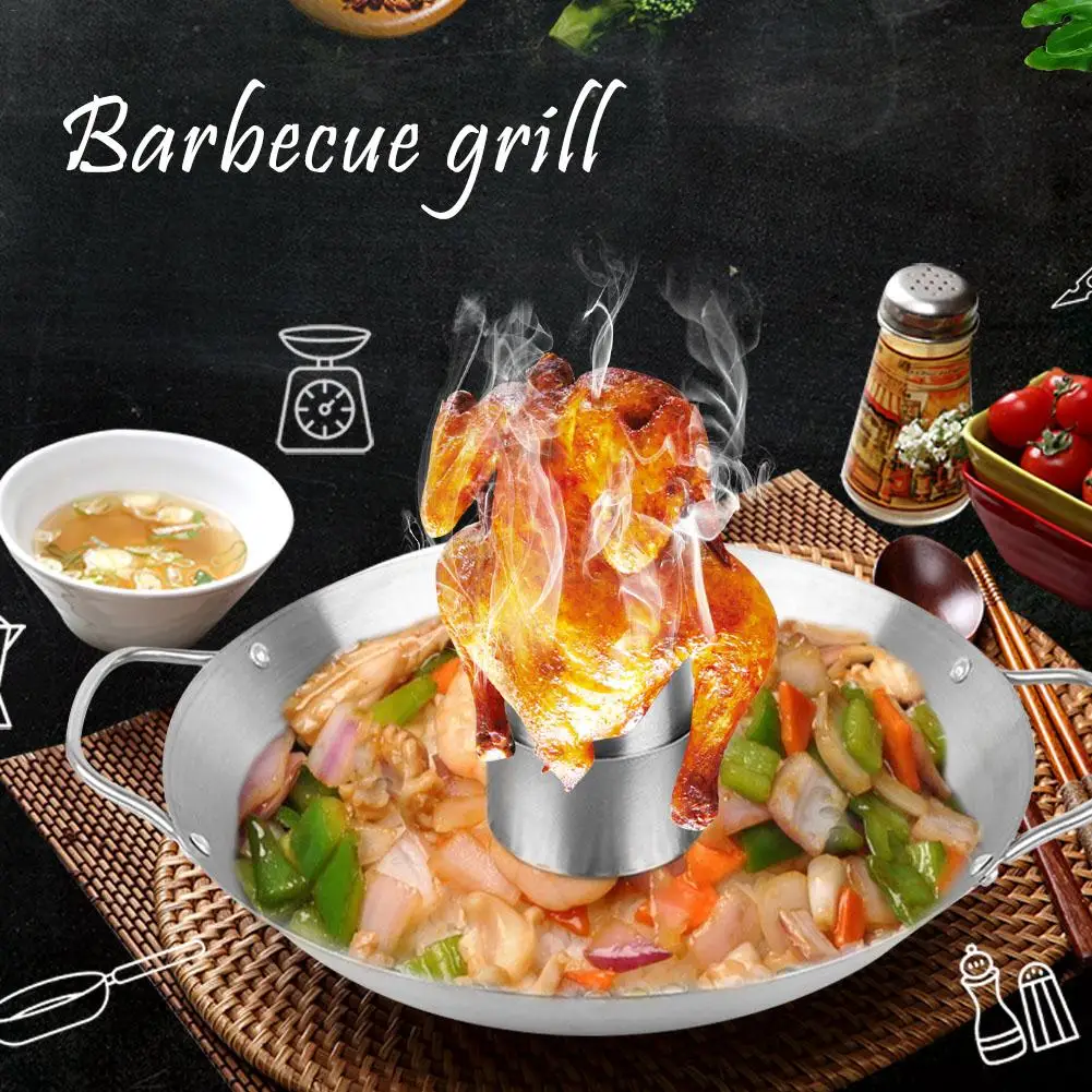 Куриный поднос для жарки барбекю антипригарный куриный держатель курицы в