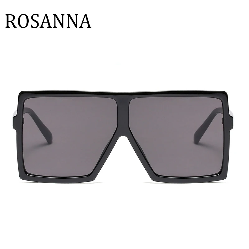 ROSANNA, негабаритные солнцезащитные очки для женщин, брендовая дизайнерская квадратная Большая рама, солнцезащитные очки в винтажном стиле, солнцезащитные очки для путешествий, женские Оттенки UV400