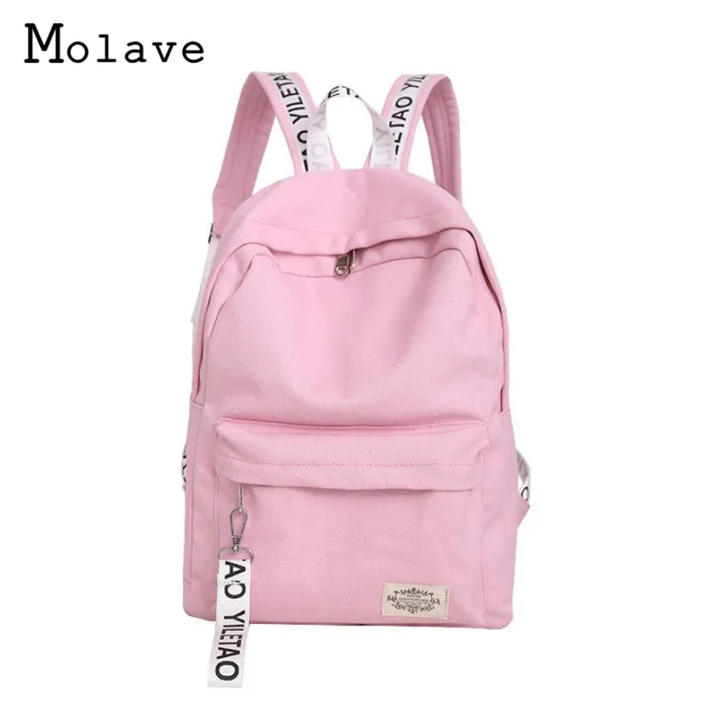 

MOLAVE 2017 Backpack Unisex Canvas School Style Travel Satchel School Bag Backpack Bag Mochila Sep1