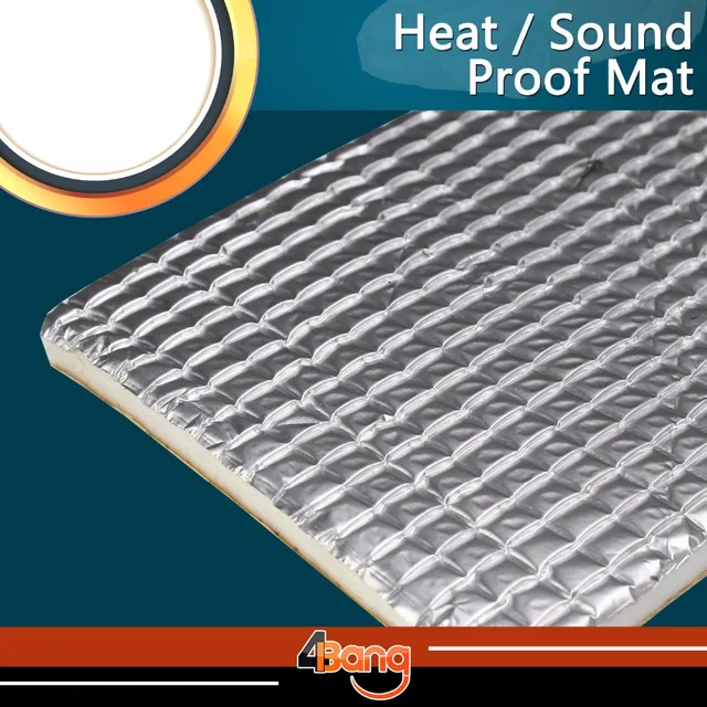 109x98cm 43"x39" AUTO Heat Sound Deadener Deadening Shield FOIL
