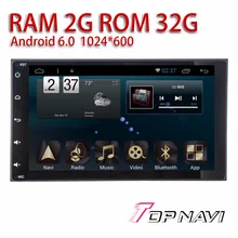 Navegador GPS del coche para Toyota Sienna 2013 9 ”Android 6.0 topnavi auto buit-en 32G PC con libre cámara de visión trasera soporte OBDII