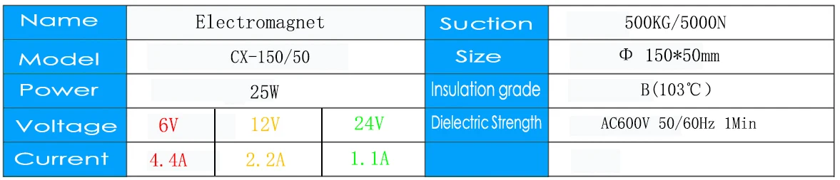 150*50 мм Большой Suction500 кг Dc 5 v/12 v/24 v большой соленоид Электромагнит для электрического подъемного электро сильный магнит