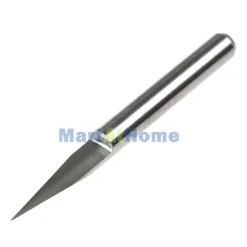 

Argedo 10 x Carbide PCB CNC Router Face Mill Engraving V Bits Shank Diameter 3.175mm 10 Degree 0.1mm Diameter #SM368 @CF