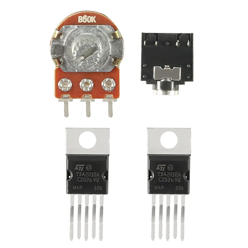 TDA2030A DC12V Плата усилителя 15 Вт + двухканальный трек стерео модуль 12V аудио Hi Fi