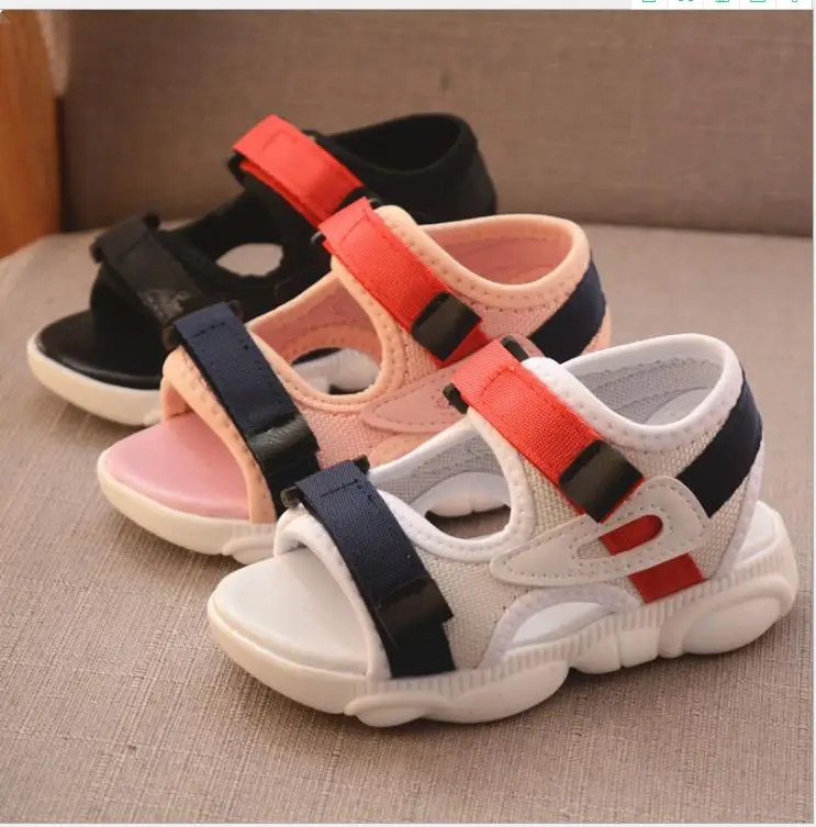 

New Baby girls boys sandals summer slippers beach gladiator sandals kids casual soft children sport slippers sandals size 21-30
