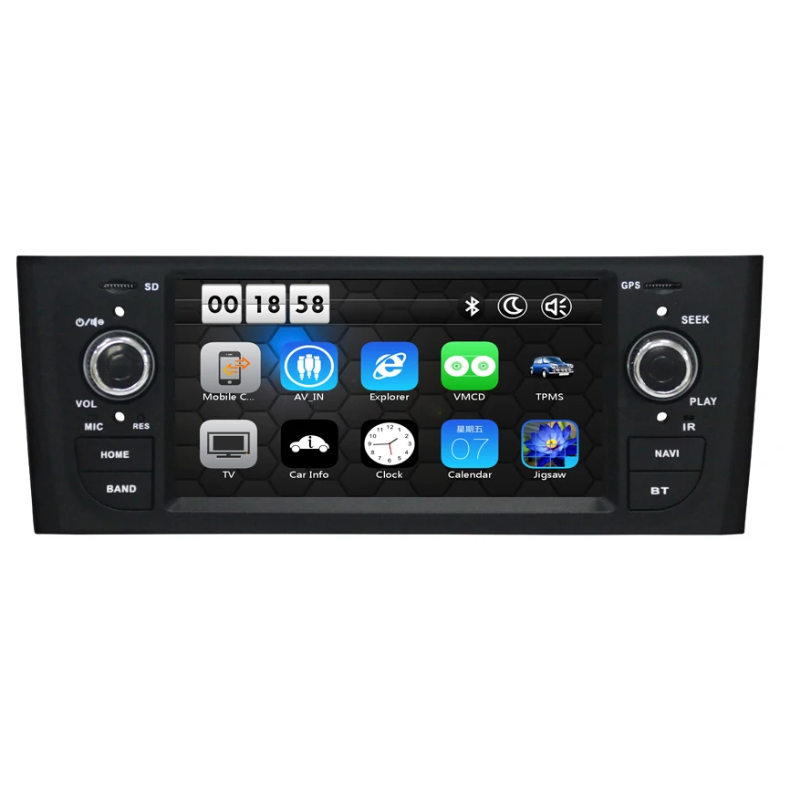 Sale 6.1 Inch Car DVD Multimedia Player Stereo For Fiat/Grande/Punto/Linea 2007-2012 Canbus Radio GPS Navigation FM BT 1080P Maps 5