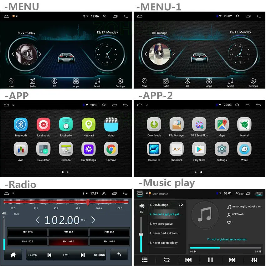 Discount 10.2inch 2.5D Android Car DVD Multimedia video Player For Hyundai Solaris Accent Verna radio GPS Navigation satnav BT wifi 26