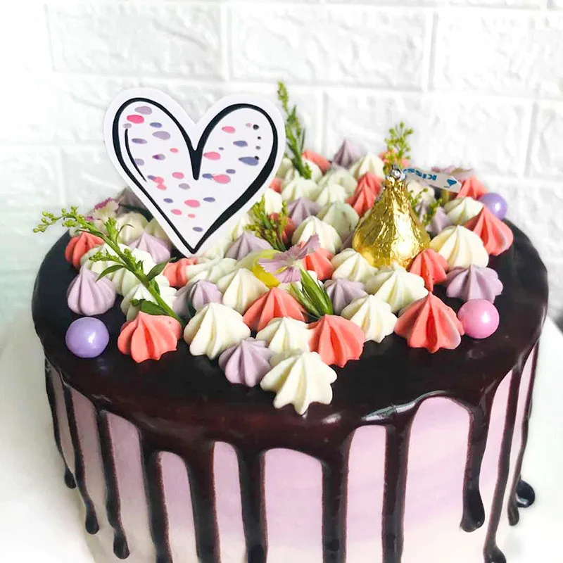 2019 4 Styles Shining Happy Birthday Cake Topper New Style