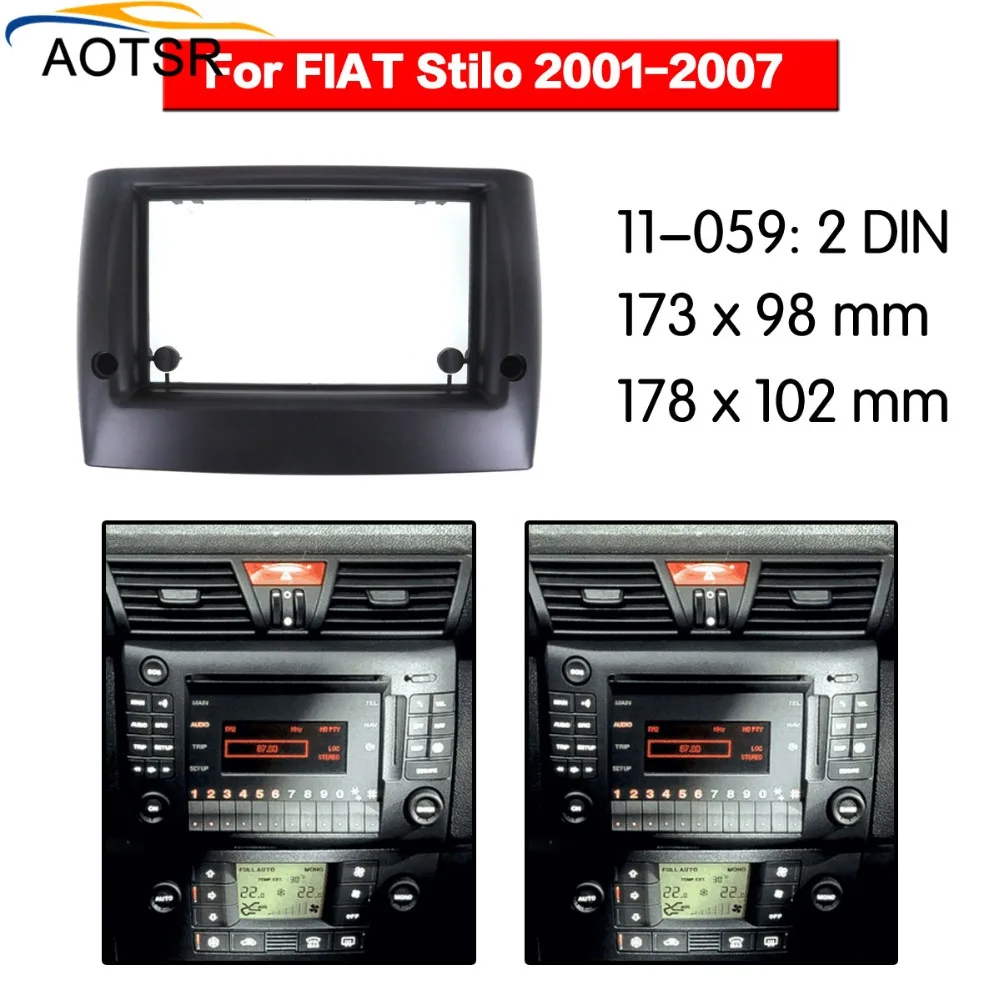 

Radio Facia For 2001-2007 FIAT STILO 2DIN dvd player Fascia Car Stereo Radio Installtion Dash