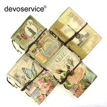 Винтажные канцелярские принадлежности блокнот, ПУ искусственная кожа бумага для рукоделия планировщик A6 путешественника Тетрадь из искусственной кожи Обложка, Дневник Книга Бумага