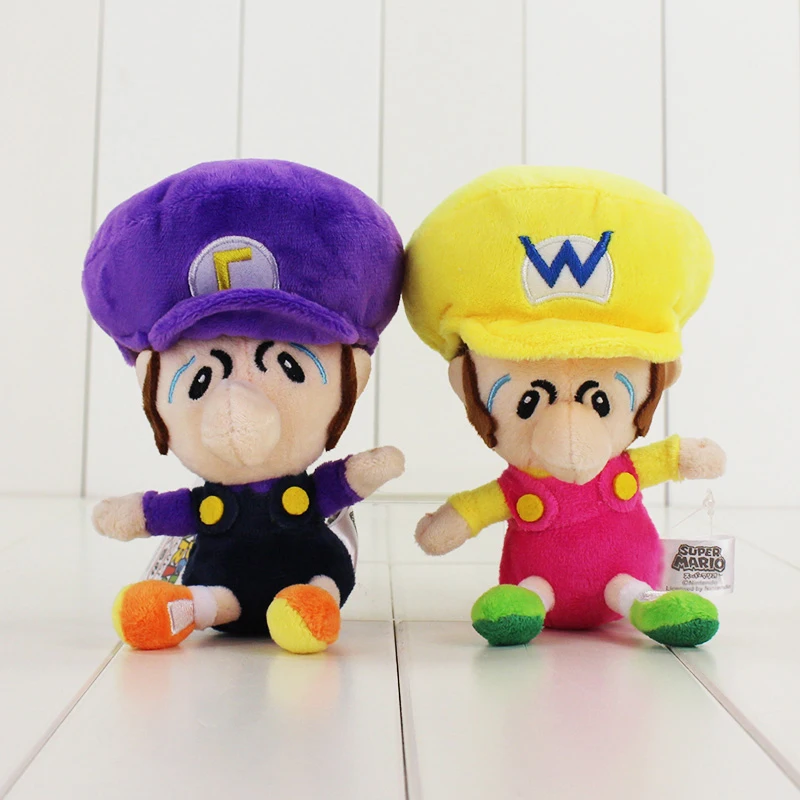 4 стиля Супер Марио Bros Плюшевые игрушки Детские Марио Луиджи Wario Waluigi мягкие куклы для детей