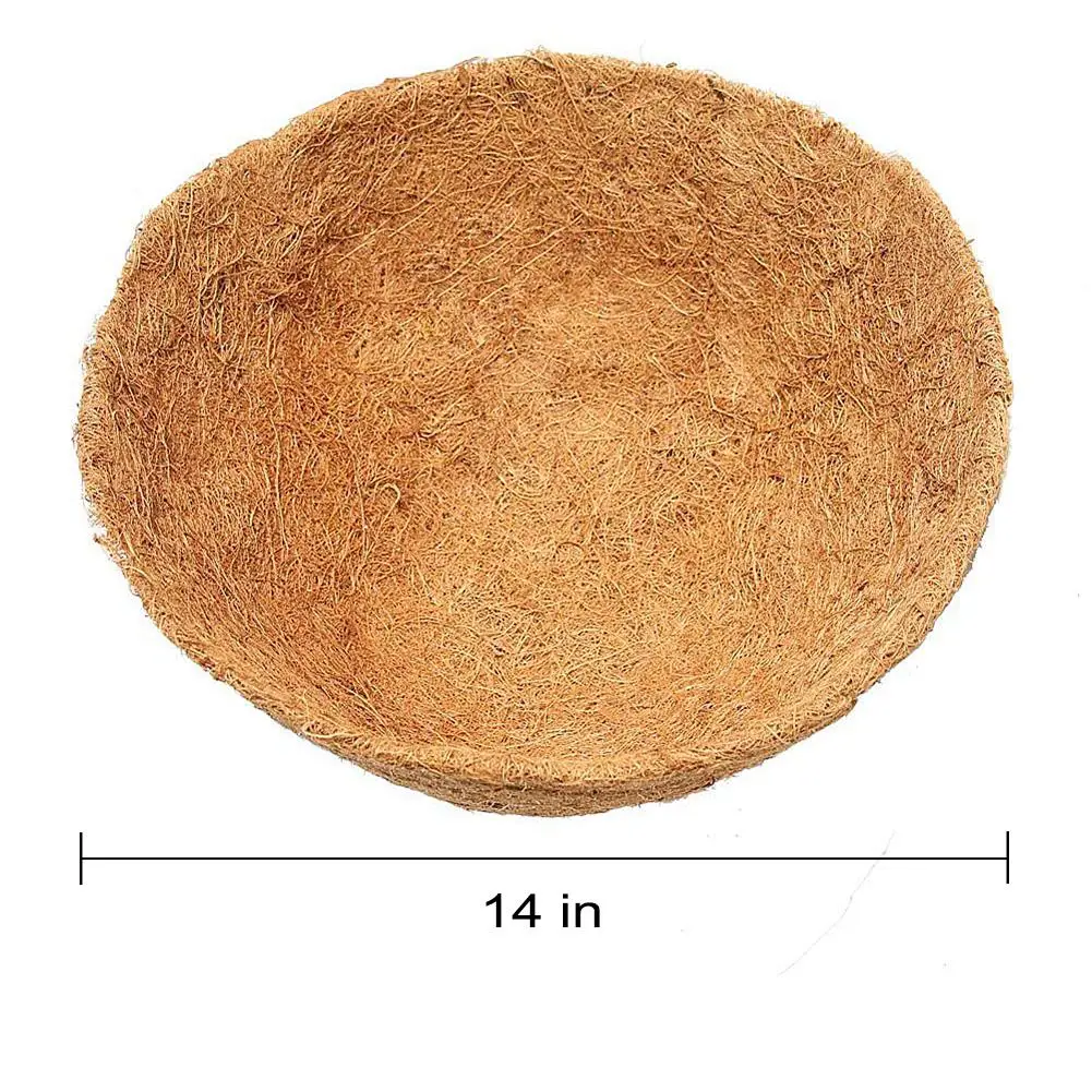 16 дюймов в диаметре садовый горшок кокосовое волокно сменная подкладка в корзину для садового цветочного горшка