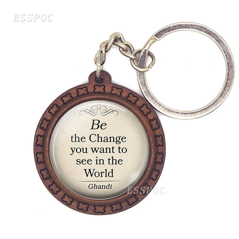 

Classic Quotation Traveler's Gift Farewell Gift Key Chain Key Fob for Good Friend Birthday Present
