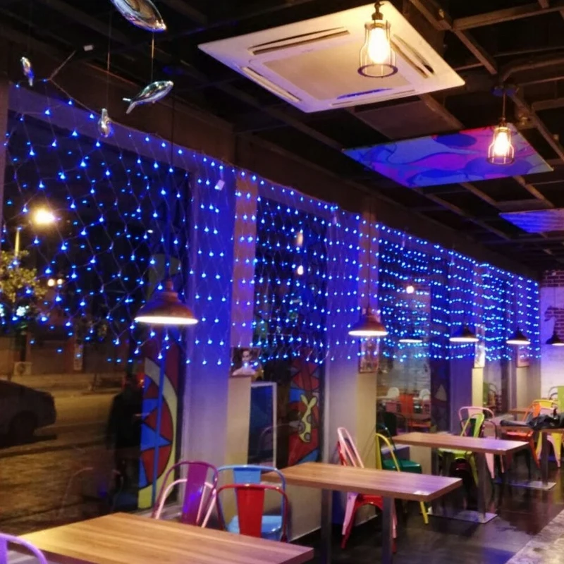 10MX1M 1.5MX1.5M 3MX2M Outdoor fairy garden Led net lights for christmas tree hotel street holiday party wedding decoration 10MX1M 1.5MX1.5M 3MX2M Outdoor fairy garden Led net lights for christmas tree hotel street holiday party wedding decoration