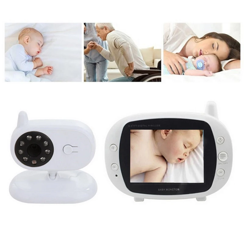 

3.5inch LCD Sreen Baby Care Wireless Video Baby Monitor 4G Video Monitor Night Vision Camera Baby Sleep Nanny Security