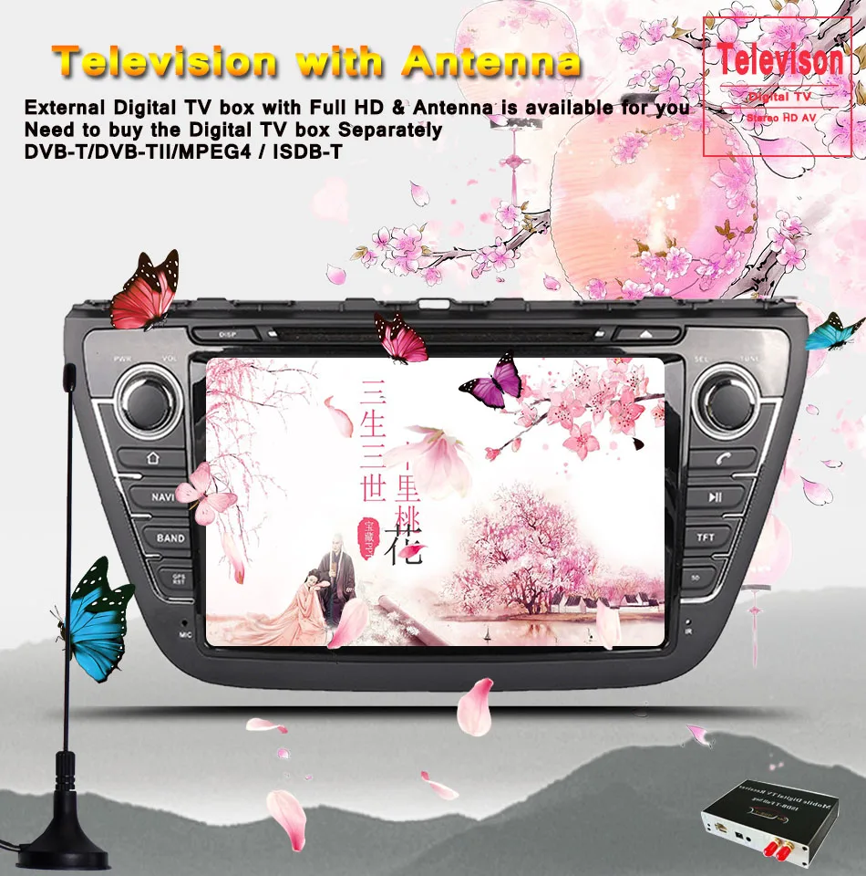 Cheap Octa Core Android 9.0 4G+64G car Autoradio music video pc tablet headunit with 3/4g wifi gps glonass For Suzuki S-Cross SX4 2014 4