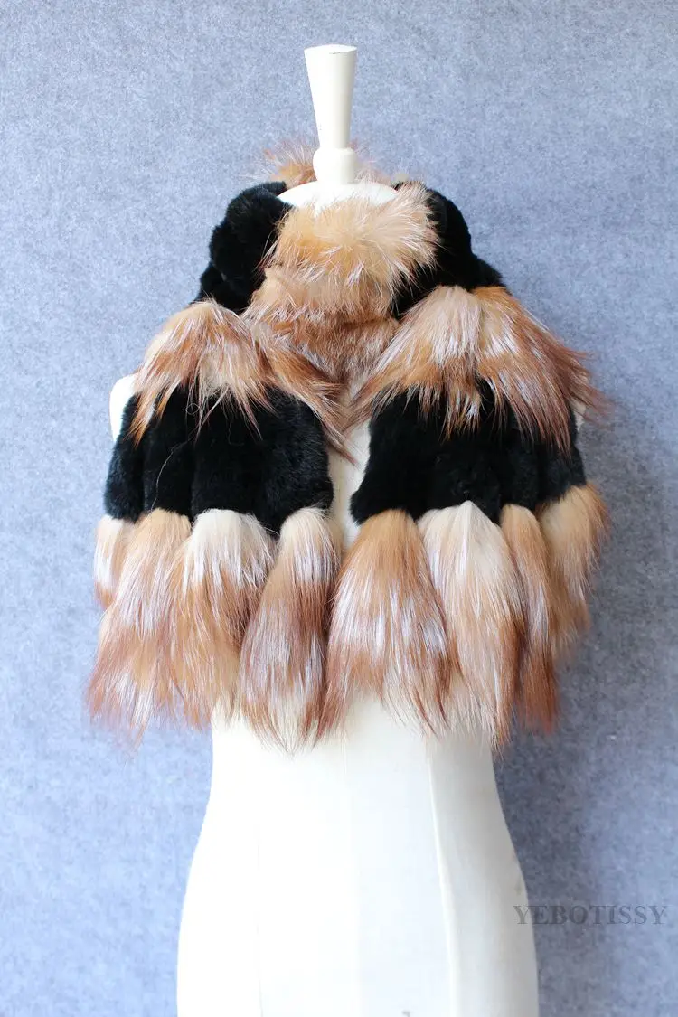  Fox Fur carf Real rex rabbit Fur  (6)