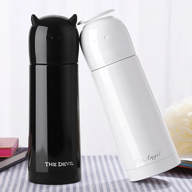

Oneisall Vacuum Stainless Steel Cups Flasks Thermoses Cartoon Cute Coffee Cup Thermo Travel Mug 350ml Water Bottle for Kids