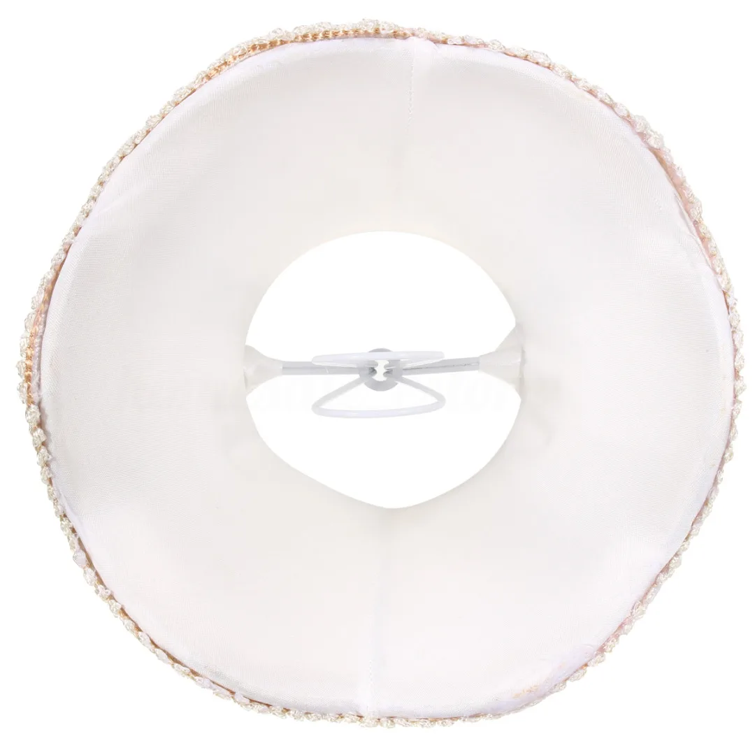 2019 Newest Vintage Small Lace Lampshades Textured Fabric Chandelier Light Ceiling Cover