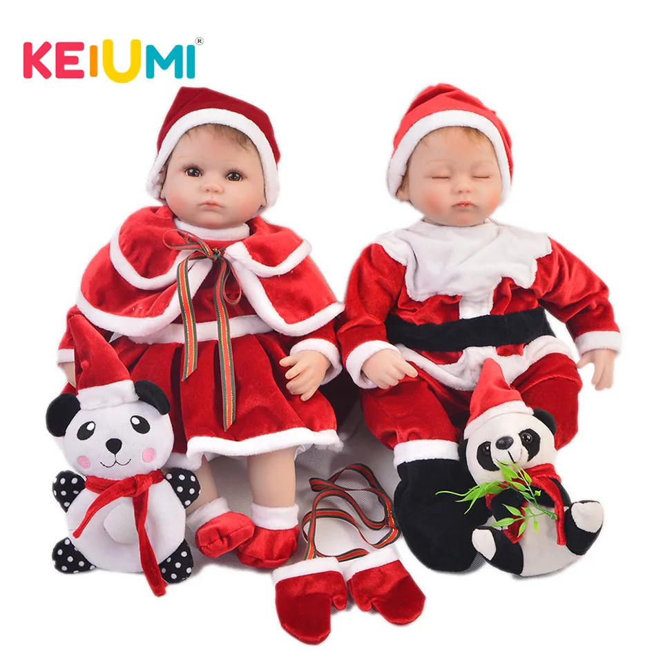 

New 17'' Silicone Reborn Dolls For XMAS Gifts Real Like Princess Doll Baby Reborn 43 cm Birthday Wedding Gifts