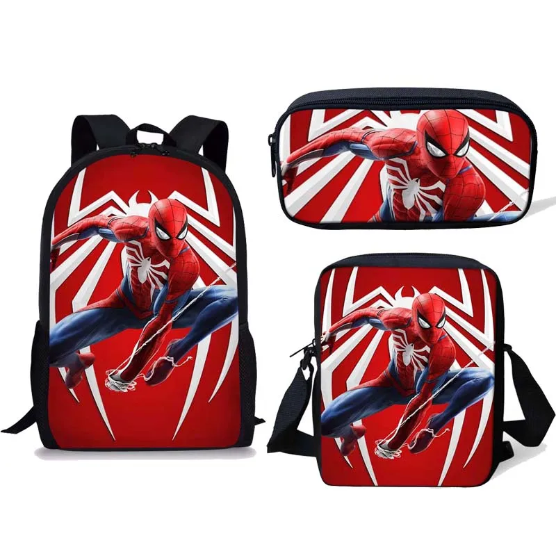 3D Spider-Man Homecoming School Bag Backpack Bag for Boys Kids Children Gift