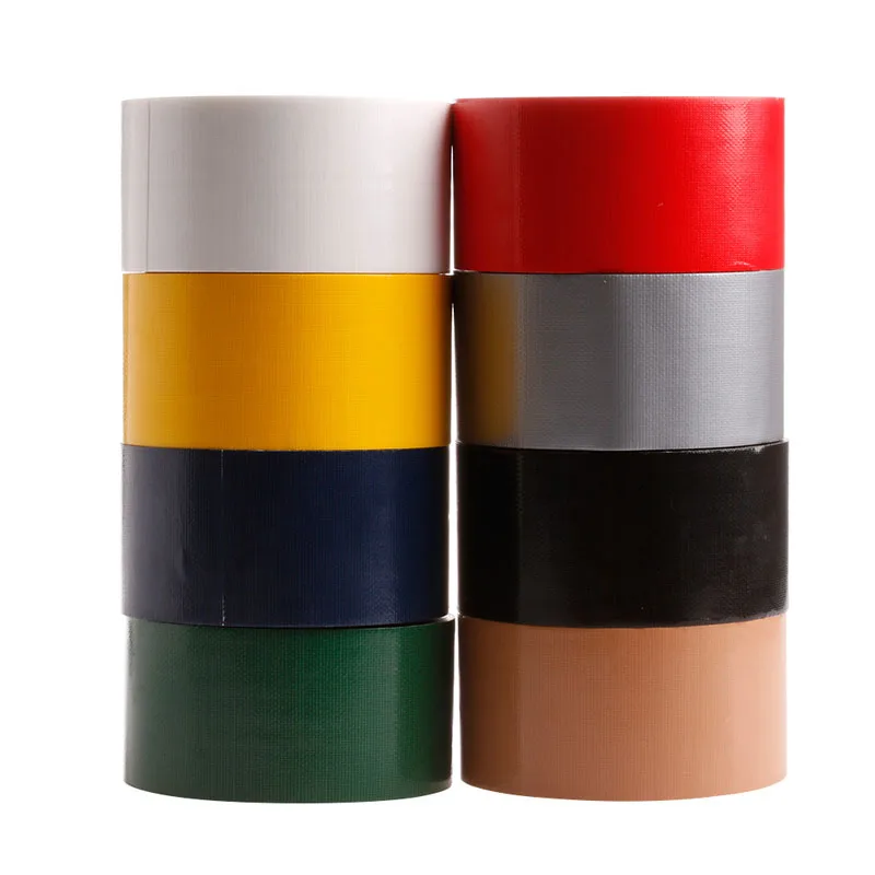 

1PC 10M x 50mm Waterproof Sticky Adhesive Cloth Duct Tape Roll Craft Repair 8 Color waterproof and durable