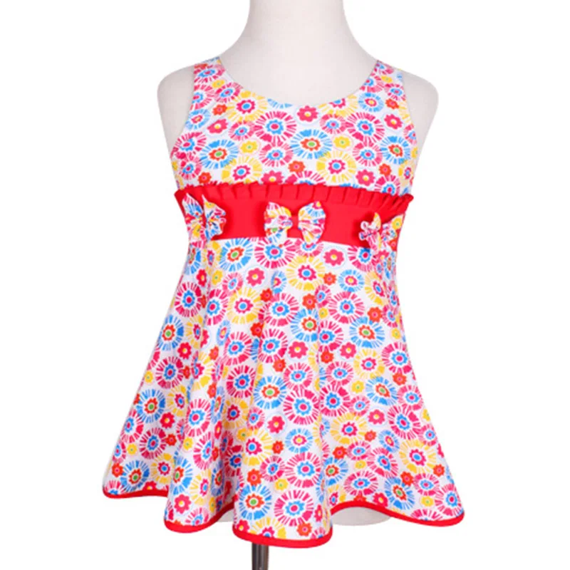 ragazze costume da bagno bambini un pezzo costumi da bagno vestito per le ragazze arco costumi