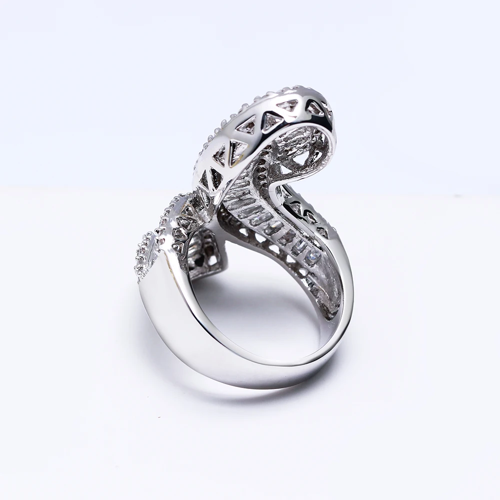 Большие вечерние роскошное кольцо на палец для женщин Гипербола дизайнерская бижутерия кристалл большие кольца модные ювелирные изделия женские аксессуары кольца