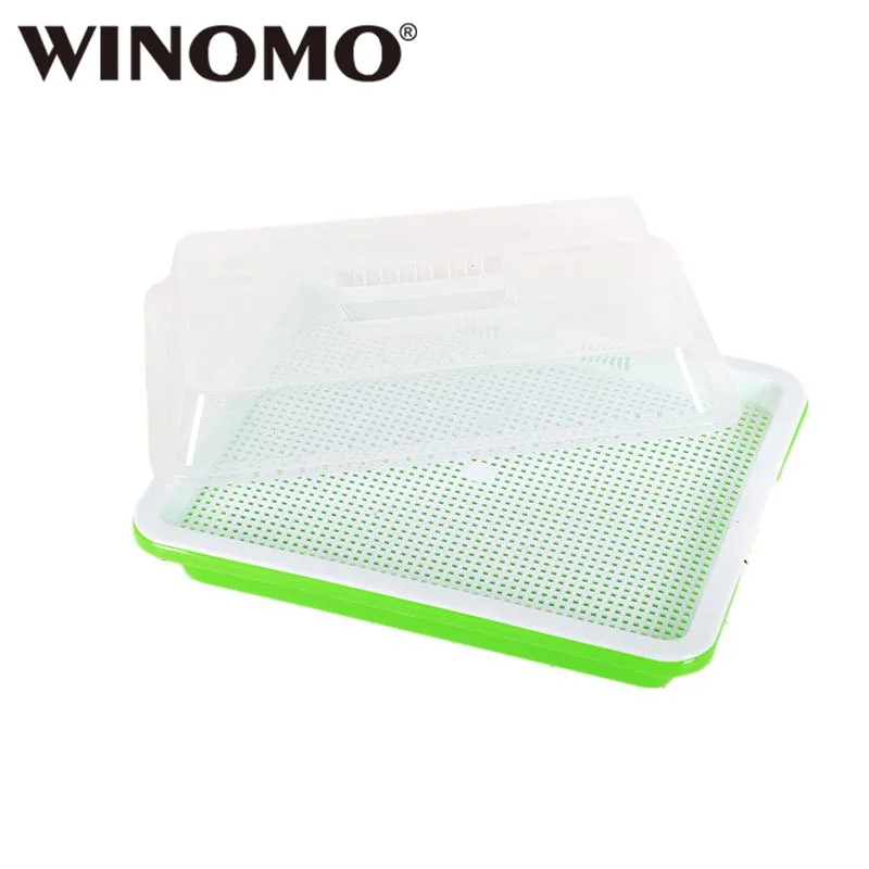 

WINOMO Seed Sprouter Tray BPA Free PP Soil-Free Wheatgrass Vegetable Grower Seedling Tray