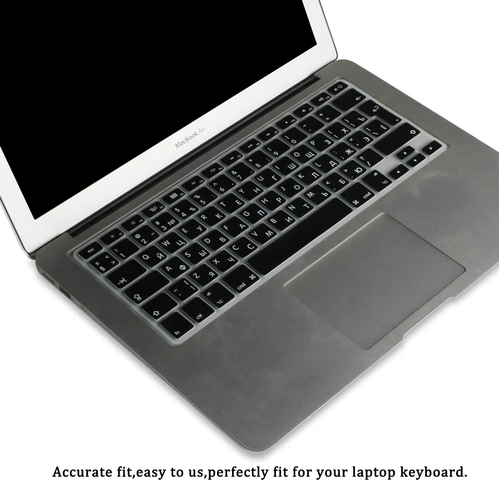 Мягкая силиконовая клавиатура для Apple Macbook Air Pro retina 13 15 17 дюймов защитная
