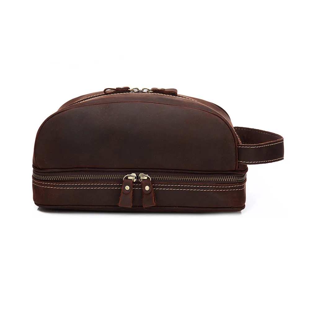 

YISHEN Genuine Leather Fashion Large Capacity Professional Cosmetic Storage Cosmetic Bag Organizer Makeup Bag Cosmetic Bag MSHZB
