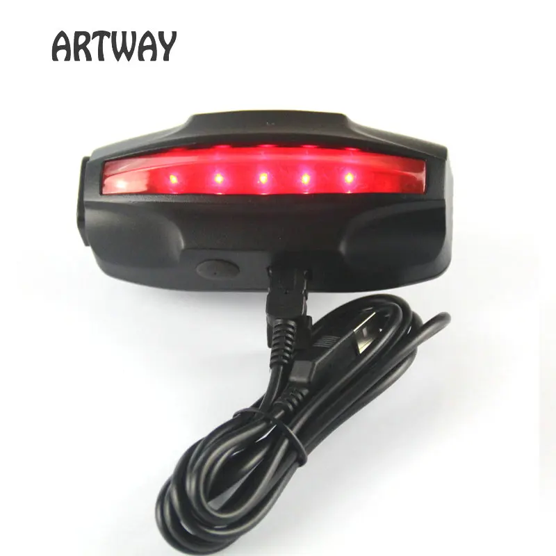 T18 High font b safety b font Waterproof GPS Tracker for bicycle LED Taillingt bike GPS