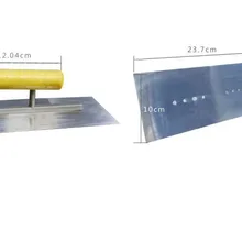 1 шт. 237x94/100 мм лезвие из нержавеющей стали деревянная ручка штукатурка шпатель строительство бетона ручной инструмент