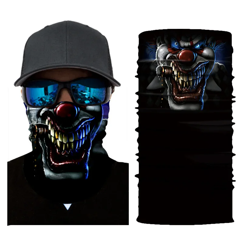 3D Seamless Magic Neck Gaiter TubeFace Mask (19)