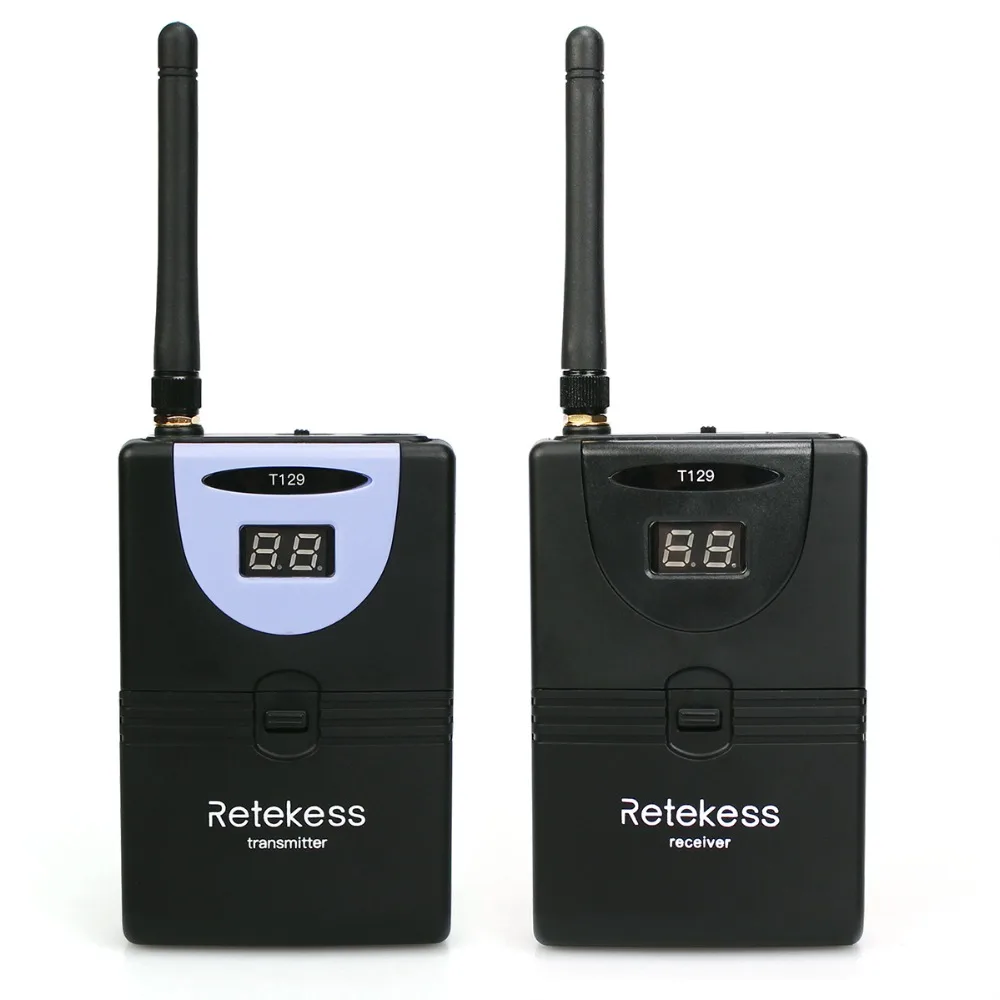 

RETEKESS T129 Wireless Tour Guide System Audio Microphone Assistive Listening System For Conference Church Language Translation