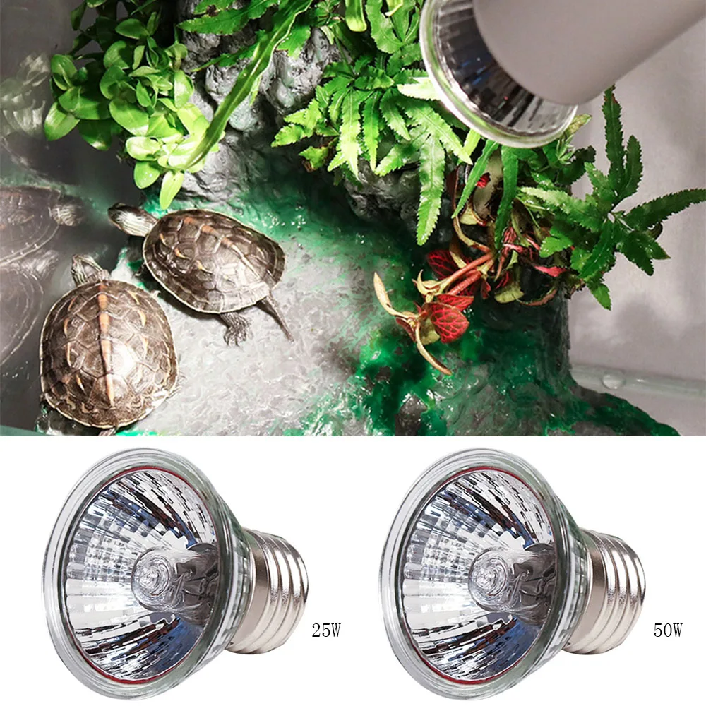 UVA+UVB Reptile Pet Brooder Turtles Lizards Heat Light Lamp 110V 25W