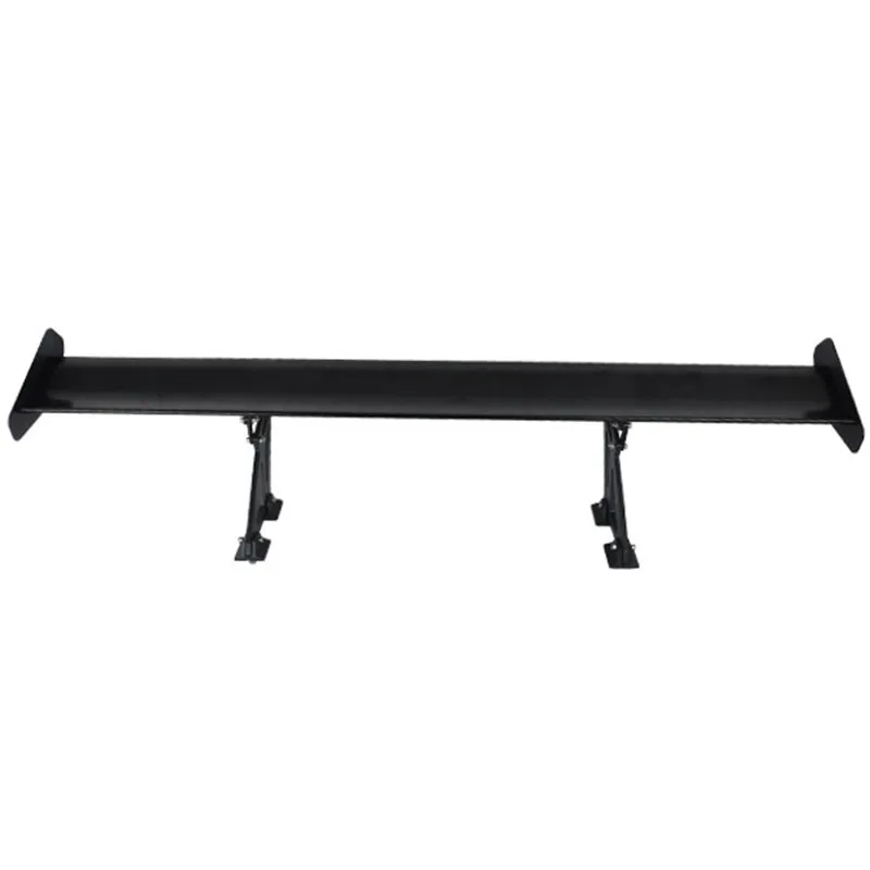 

MAYITR Universal Adjustable Lightweight Aluminum Rear Car Spoiler GT Trunk Racing Wing Spoiler Black 135CM 53 inch